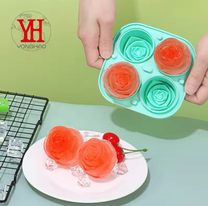 Silicone Mould Ice Tray 3d Rose