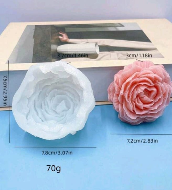 Silicone Mould Soft Candle Flower