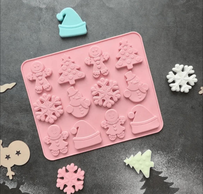 Silicone Mould Chocolate Christmas