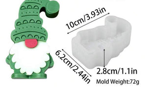 Silicone Mould Candle 3d Christmas Santa  Claus