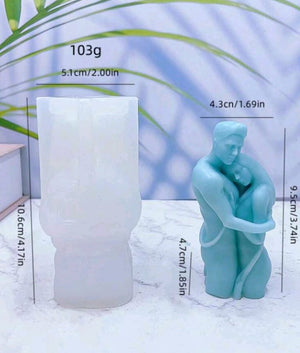 Silicone Mould Candle Love Couple