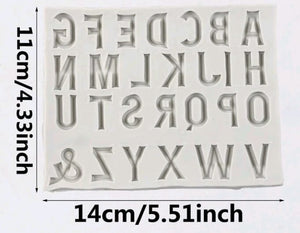 Silicone Mould  Alphabet