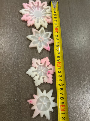 PRE LOVED Silicone Mould Resin Snowflakes