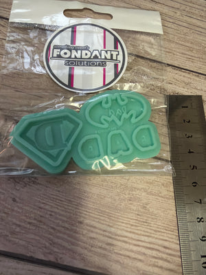 Pre loved silicone mould Dad (New)