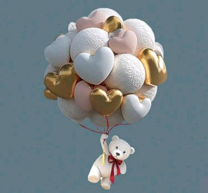 Silicone Mould Teddy Balloon