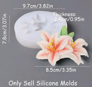 Silicone Mould Flower Lily