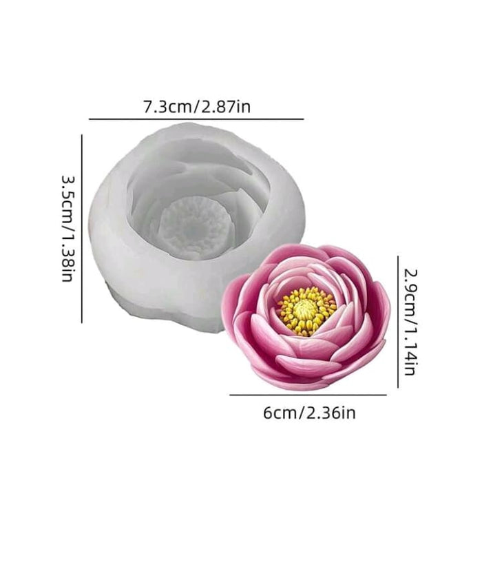 Silicone Mould Flower Lotus