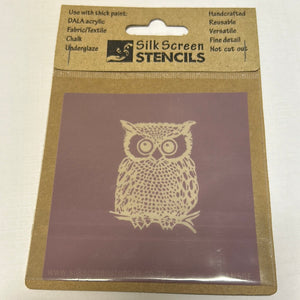Silk Screen Stencil Owl