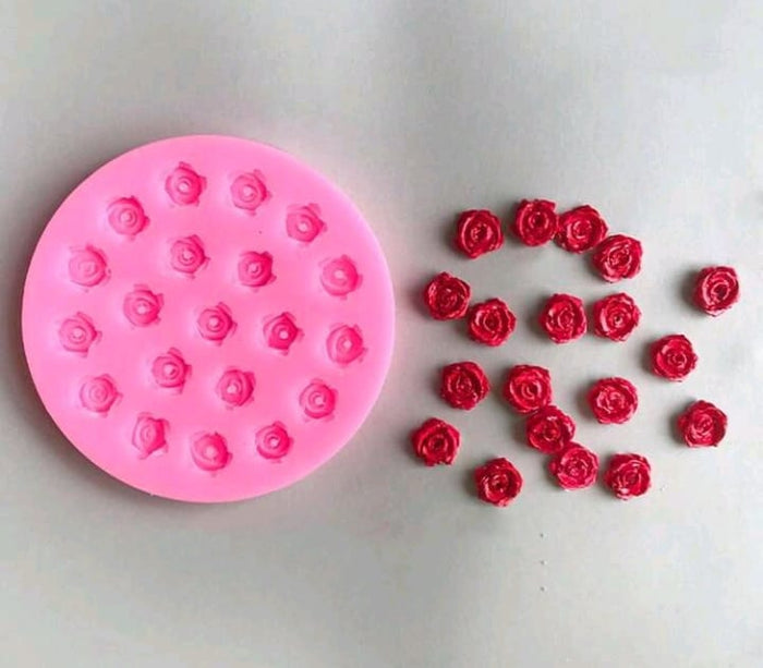 Mini Roses Flower Silicone Mould