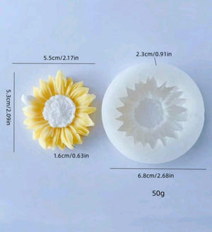 Mini Sunflower Flower Silicone Mould