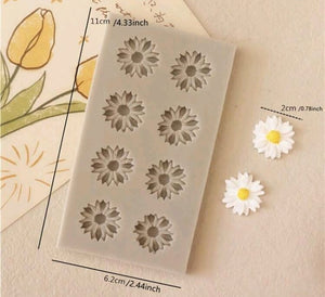 Mini Sunflower Flower Silicone Mould