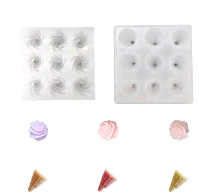 Mini Ice Cream Cone Silicone Mould
