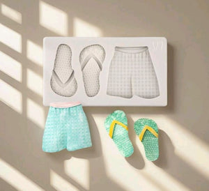 Flip Flops and Short Silicone Mould