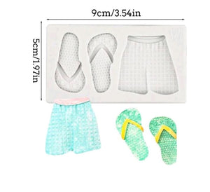 Flip Flops and Short Silicone Mould