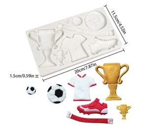 Soccer Theam Silicone Mould