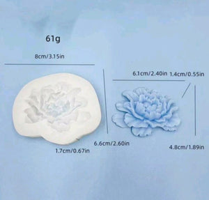 Peony Flower Silicone Mould
