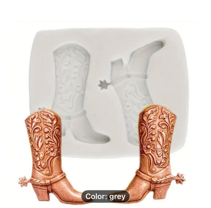 Silicone Mould Cowboy Boots