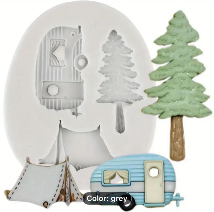 Silicone Mould Camping Theme