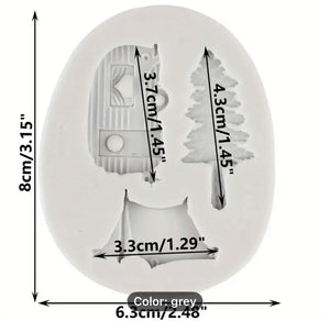 Silicone Mould Camping Theme