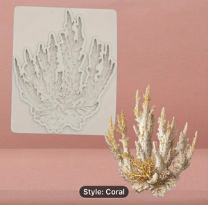 Silicone Mould Under The Sea Coral