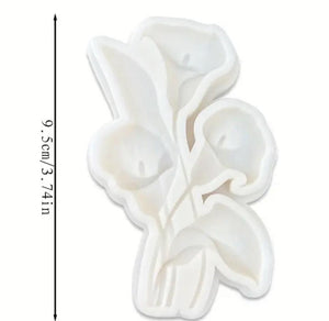 Silicone Mould Ear Calla Lily Flower
