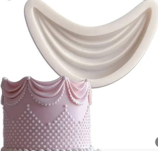 Silicone Mould Curtain Drape Border
