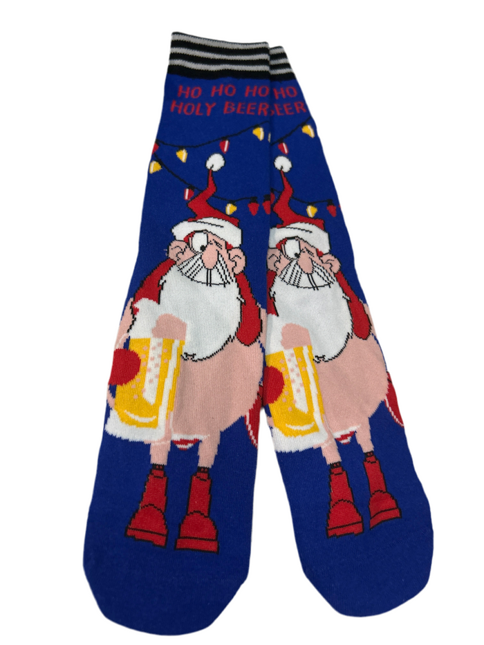 Socks Christmas Ho Ho Beer