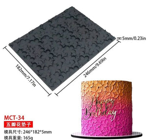 Silicone Mould Five Petal Lace