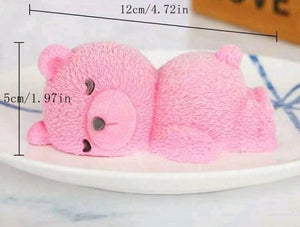 Silicone Mould Sleeping Teddy Bear