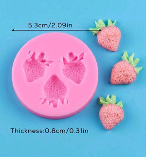 Silicone Mould Mini Strawberry