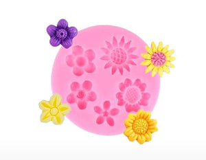 Silicone Mould Tiny Sunflower Daisy Flower Petal