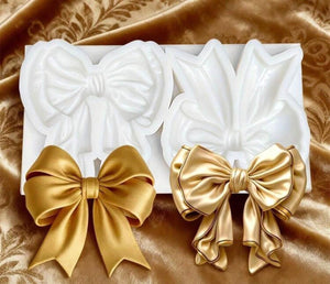 Silicone Mould Double Baroque Bows