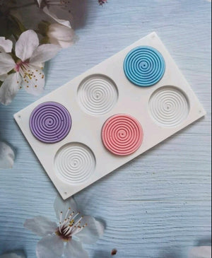 Silicone Mould Chocolate Swirl
