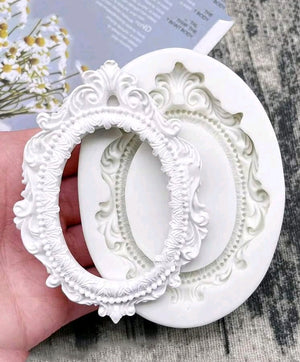 Silicone Mould Baroque Scroll