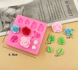 Silicone Mould  Lotus Leaf and Flower