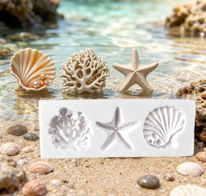 Silicone Mould Sea Shells and Coral