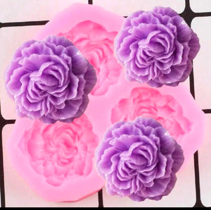 Silicone Mould Peony Flower
