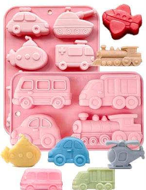 Silicone Mould Transport Car Train Bus