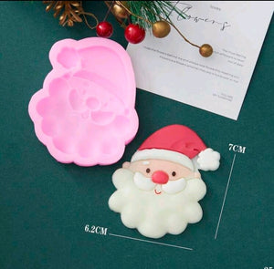 Silicone Mould Santa Claus Face