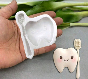 Silicone Mould Toothbrush Tooth