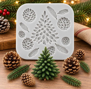 Silicone Mould Christmas Pine Tree
