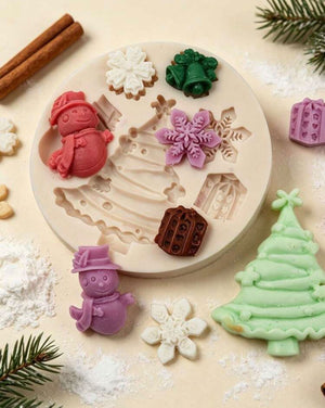 Silicone Mould Christmas Multi