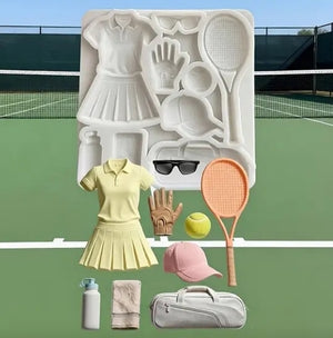 Silicone Mould Tennis Theme
