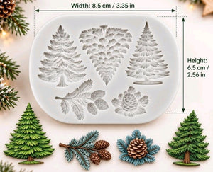 Silicone Mould Christmas Pine Cone Tree