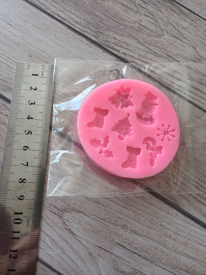 Pre loved silicone mould Christmas