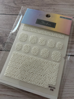 Nail Art Sticker Lace MC0186