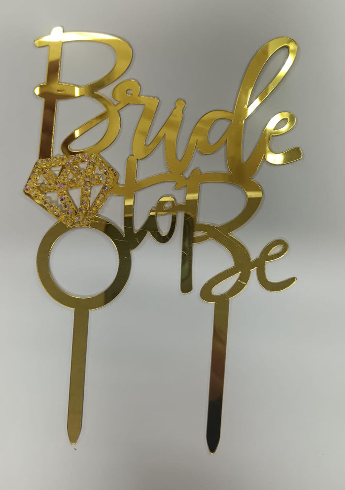 Nr475 Acrylic Cake Topper Bride To Be