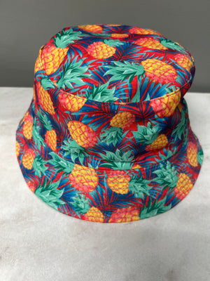 Unisex fun bucket hat pineapple