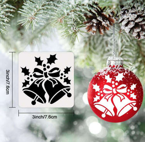 24pc Christtmas Stencil Set