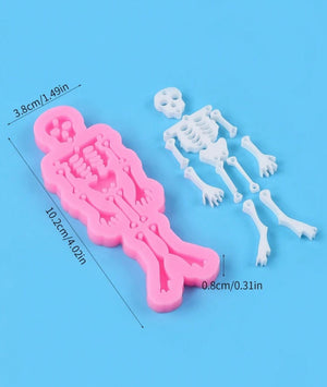 Silicone Mould Resin Earring Skeleton